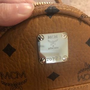 MCM mini backpack